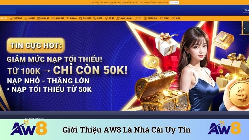 Giới thiệu AW8 là nhà cái hoạt động uy tín