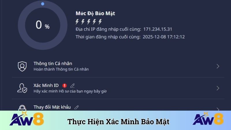 Thực hiện xác minh bảo mật cực kỳ nhanh